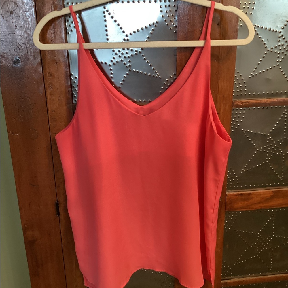 Rose colored camisole